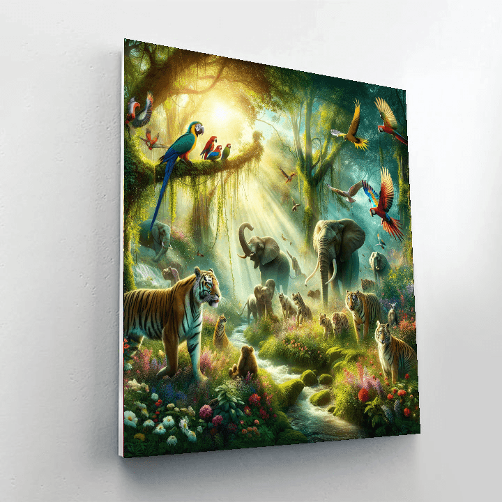 Vibrant Wildlife - DIY Painting By Numbers Kit