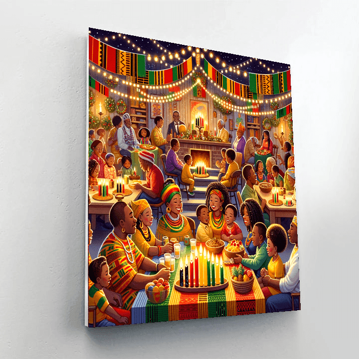 Kwanzaa Festival - United States Painting Number Kit