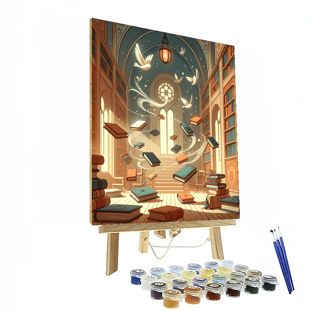 Magical Library Tales DIY Paint By Numbers