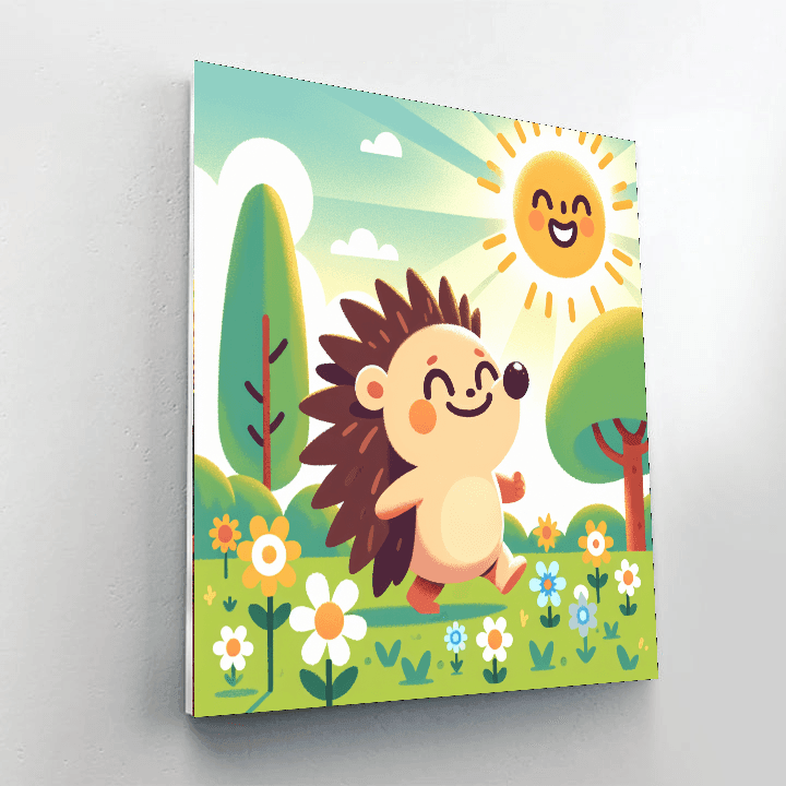 Exploring Hedgehog Paint By Number