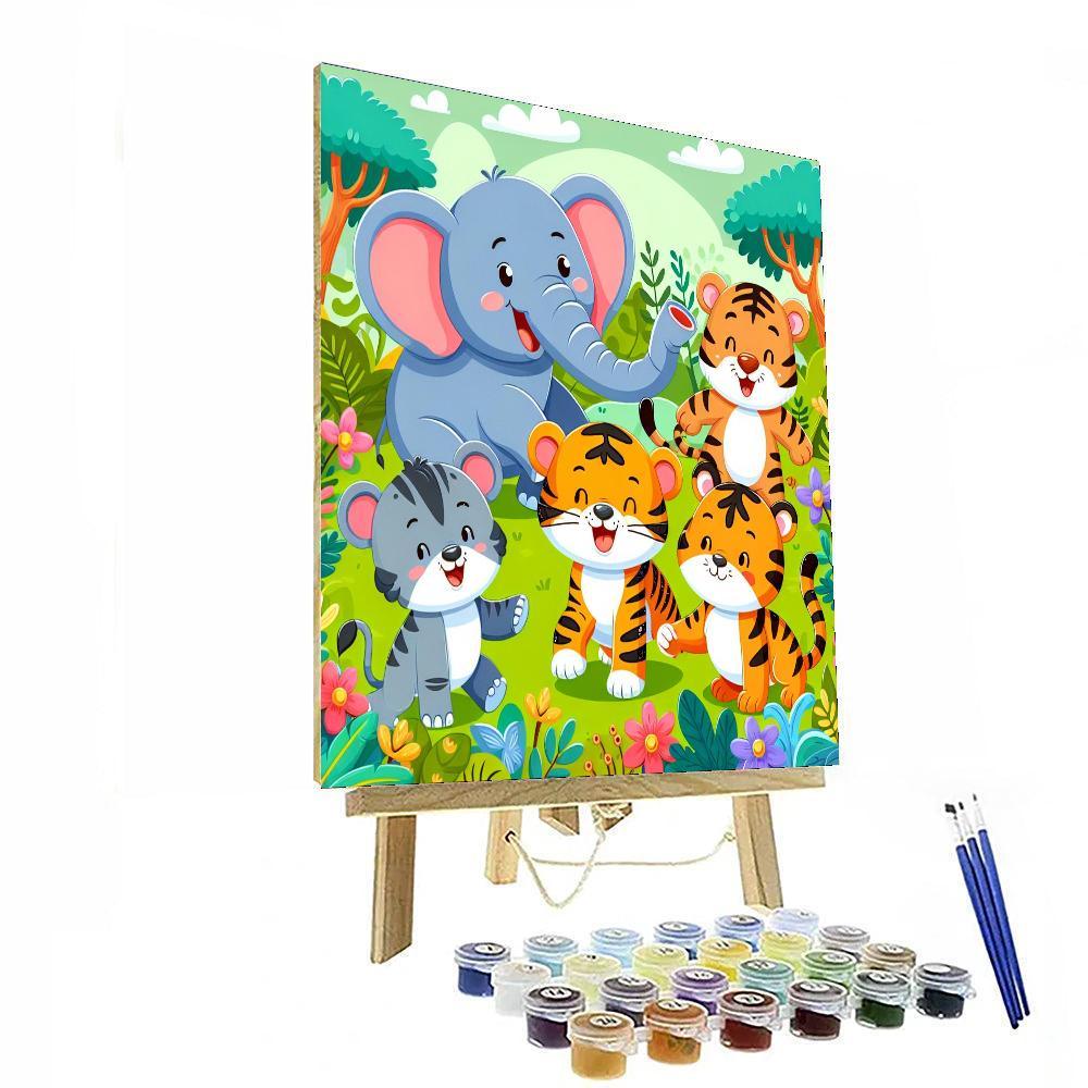 Adventure Animals Painting By Numbers Kit