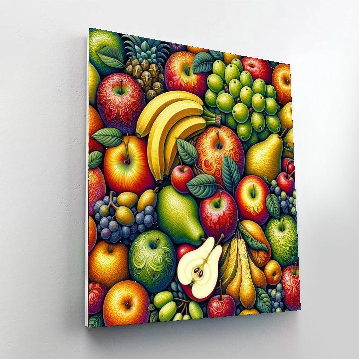 Joyful Fruit Fiesta Paint By Number