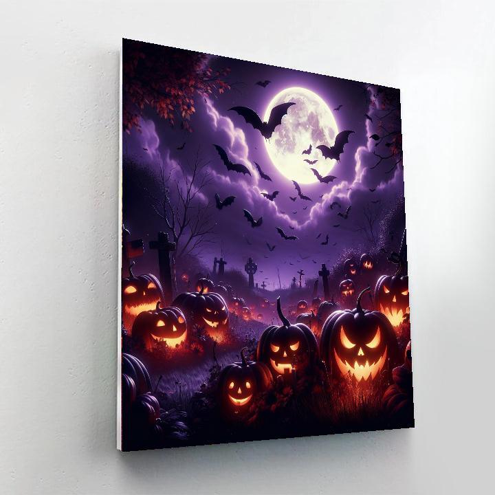 Halloween Night Magic Paint By Number