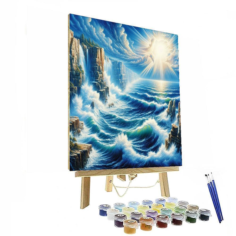 Dynamic Dance Of The Waves Numbered Painting Kits