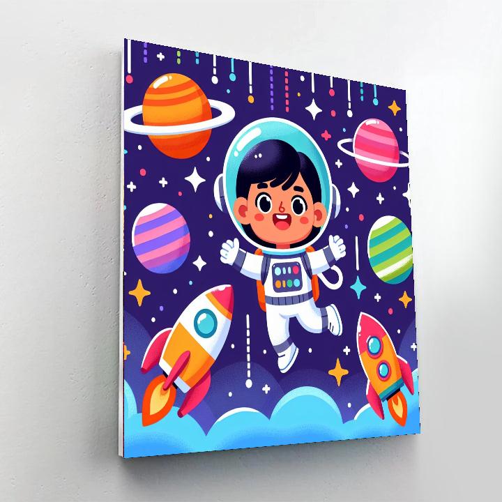 Artistic Adventures In Space Painting Number Kit