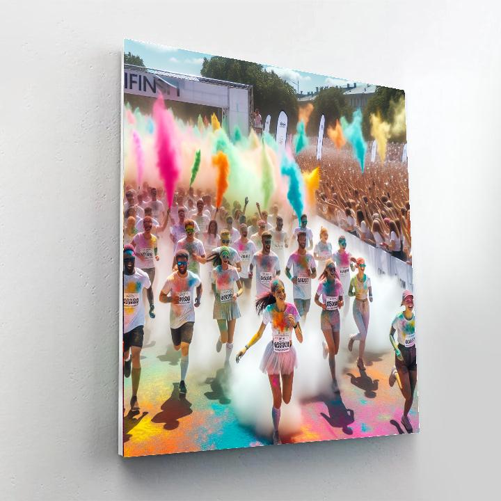 The Color Run - Global Painting By Numbers Kit