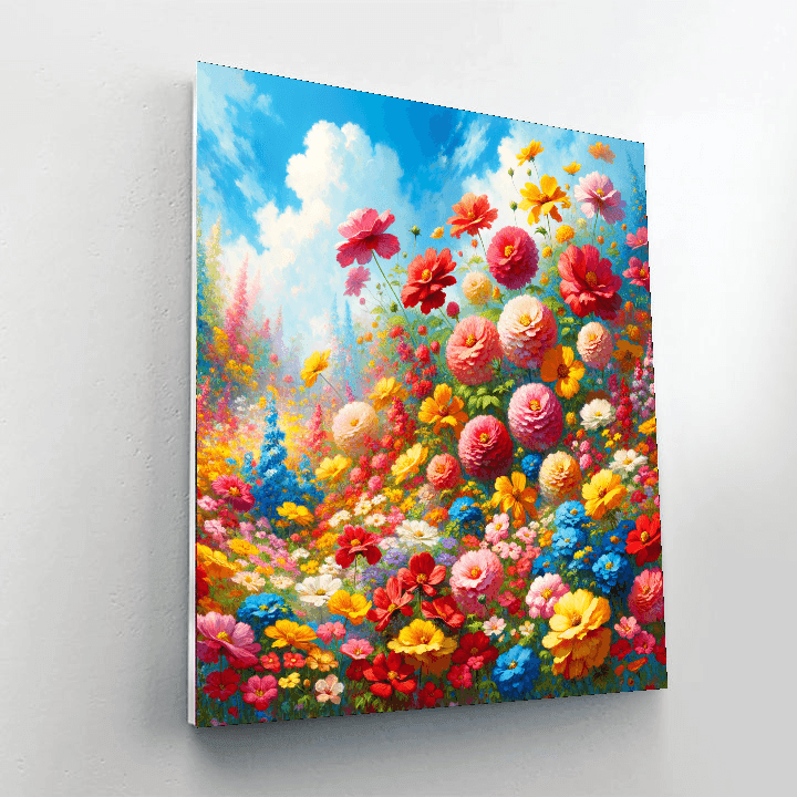 Summer Garden Waltz Paint By Color