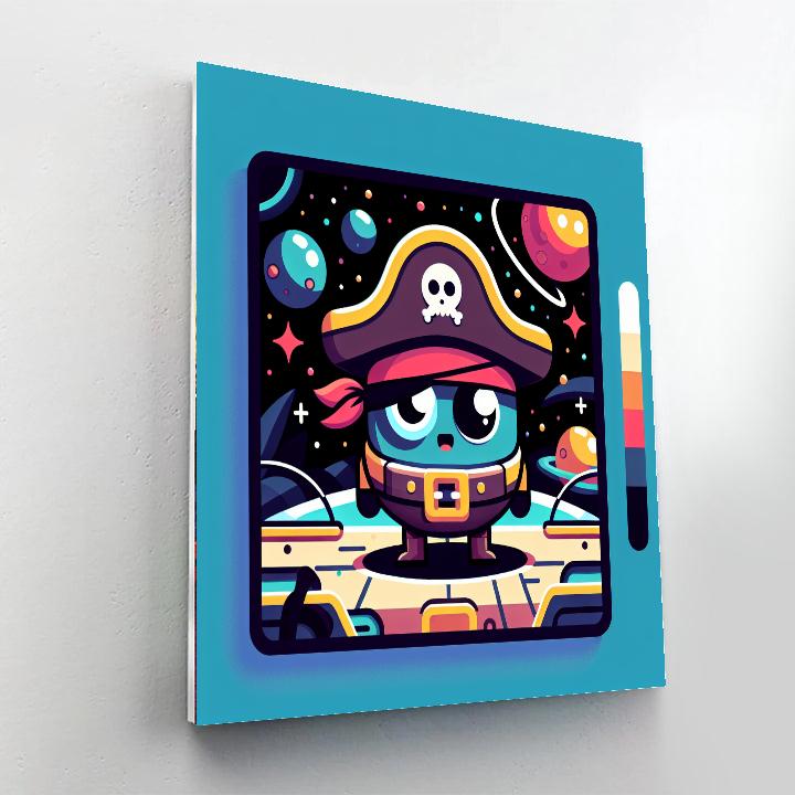 Galactic Pirate Quest Paint By Numbers Kits
