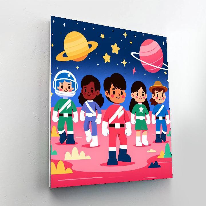 Galactic Ranger's Adventure Paint By Numbers