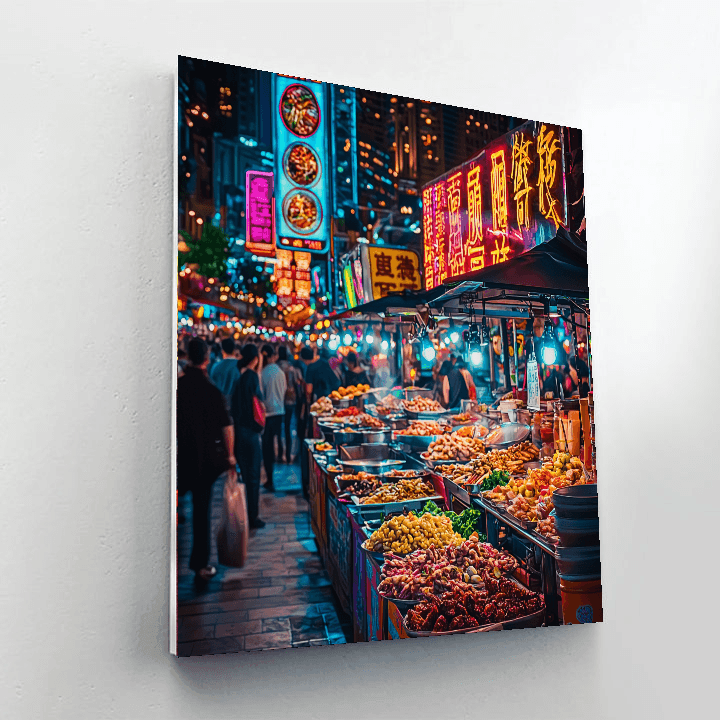 Shilin Night Market Numbered Painting Kits