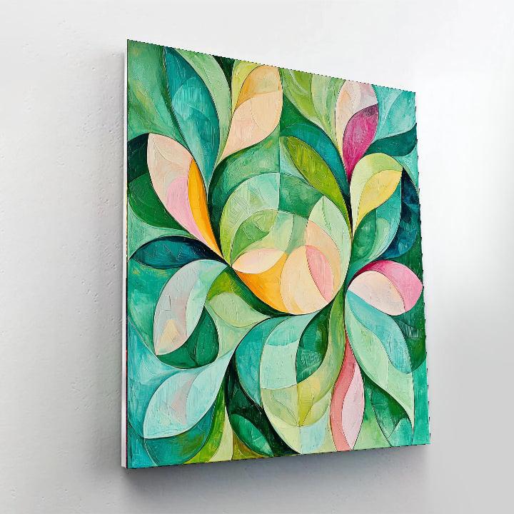 Paul Klee Inspired Serene Swirls  Numbered Painting Kits