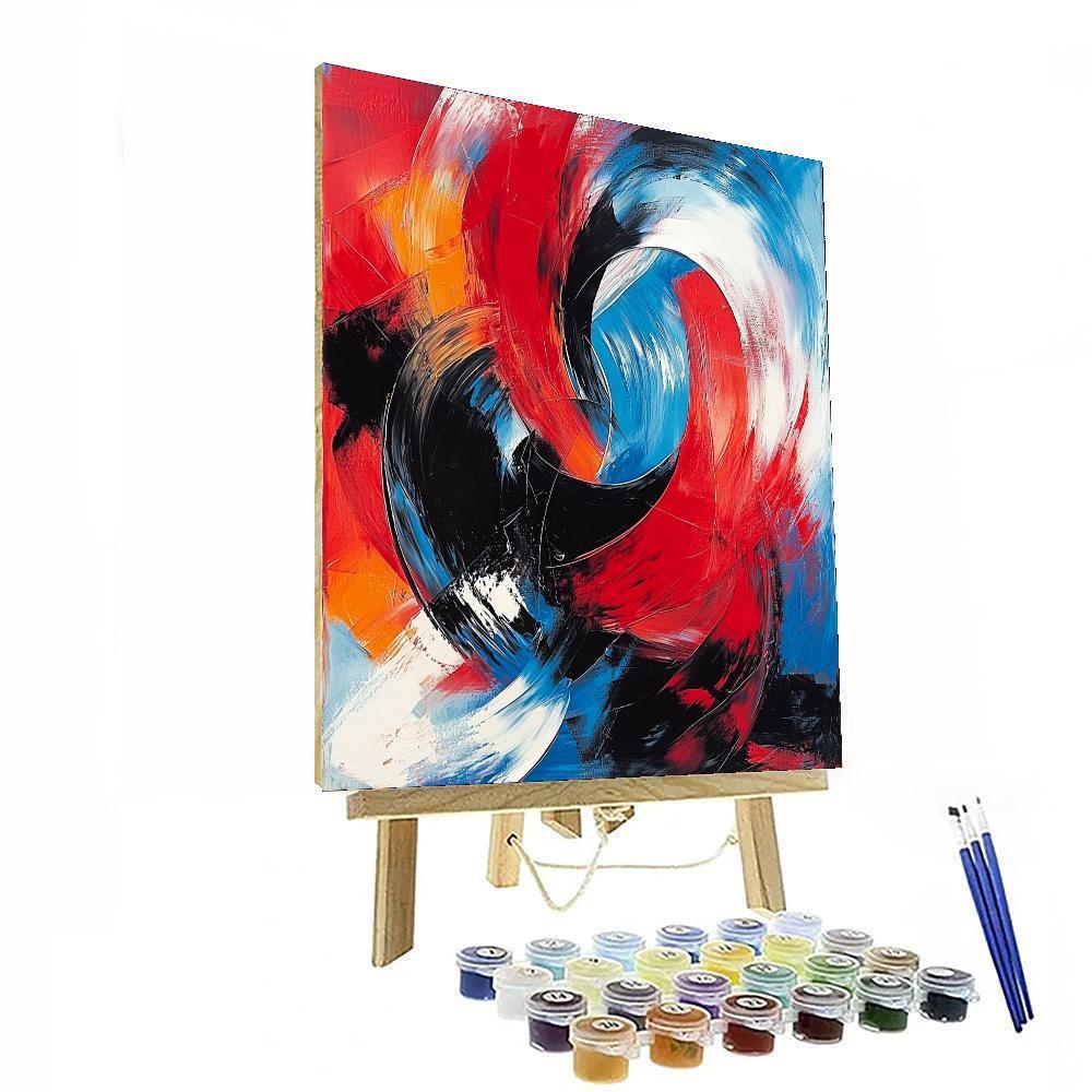 Edvard Munch Inspired Emotional Abstracts  DIY Paint By Numbers