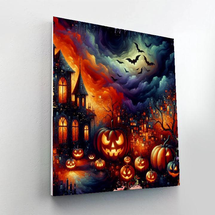 Halloween Night Mystique Paint By Numbers Art