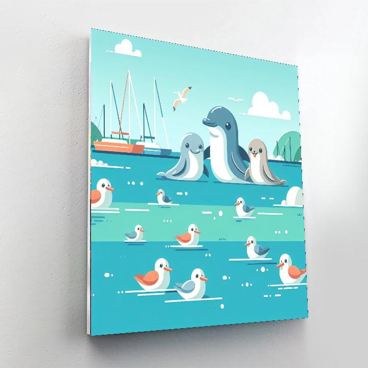 Harmony Harbor Hideaway Numbered Painting Kits