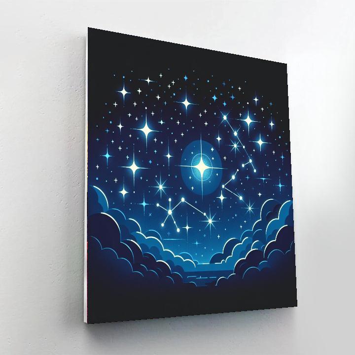 Starry Constellations Number Painting