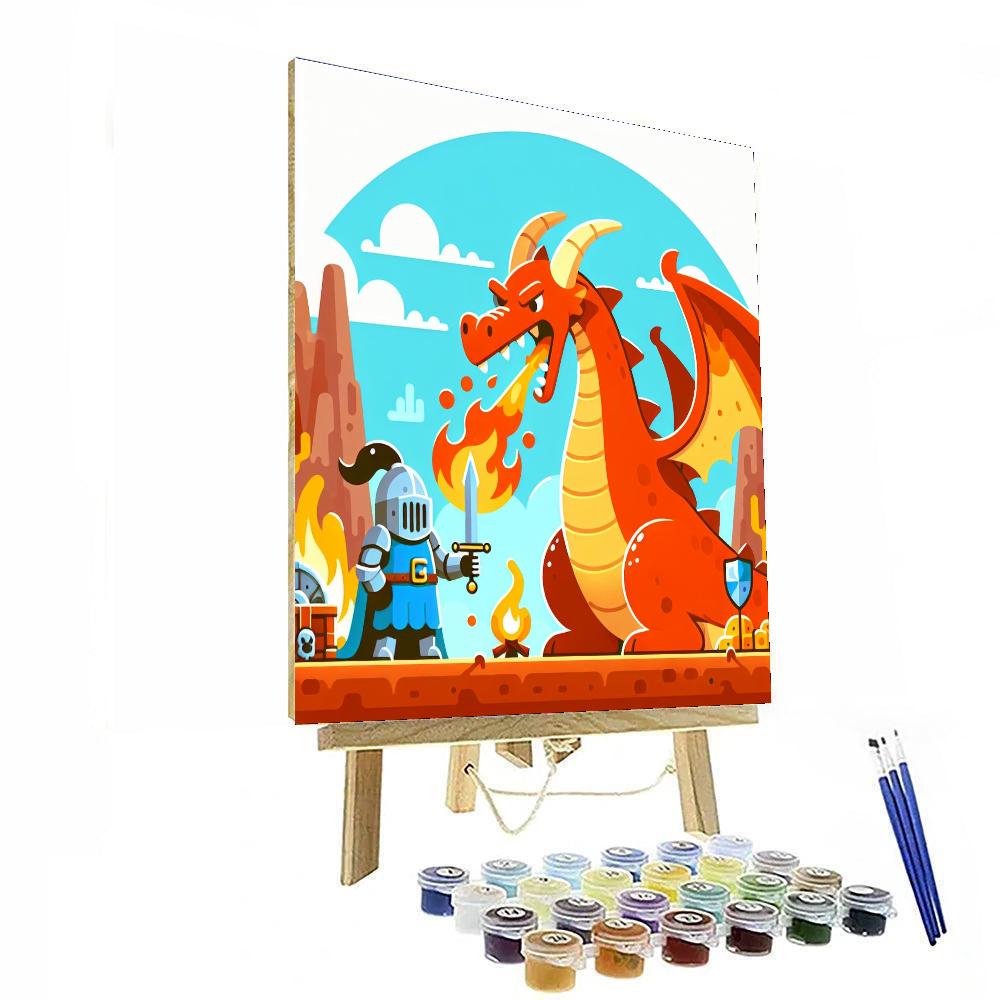Fire-breathing Dragon Quest Paint By Number