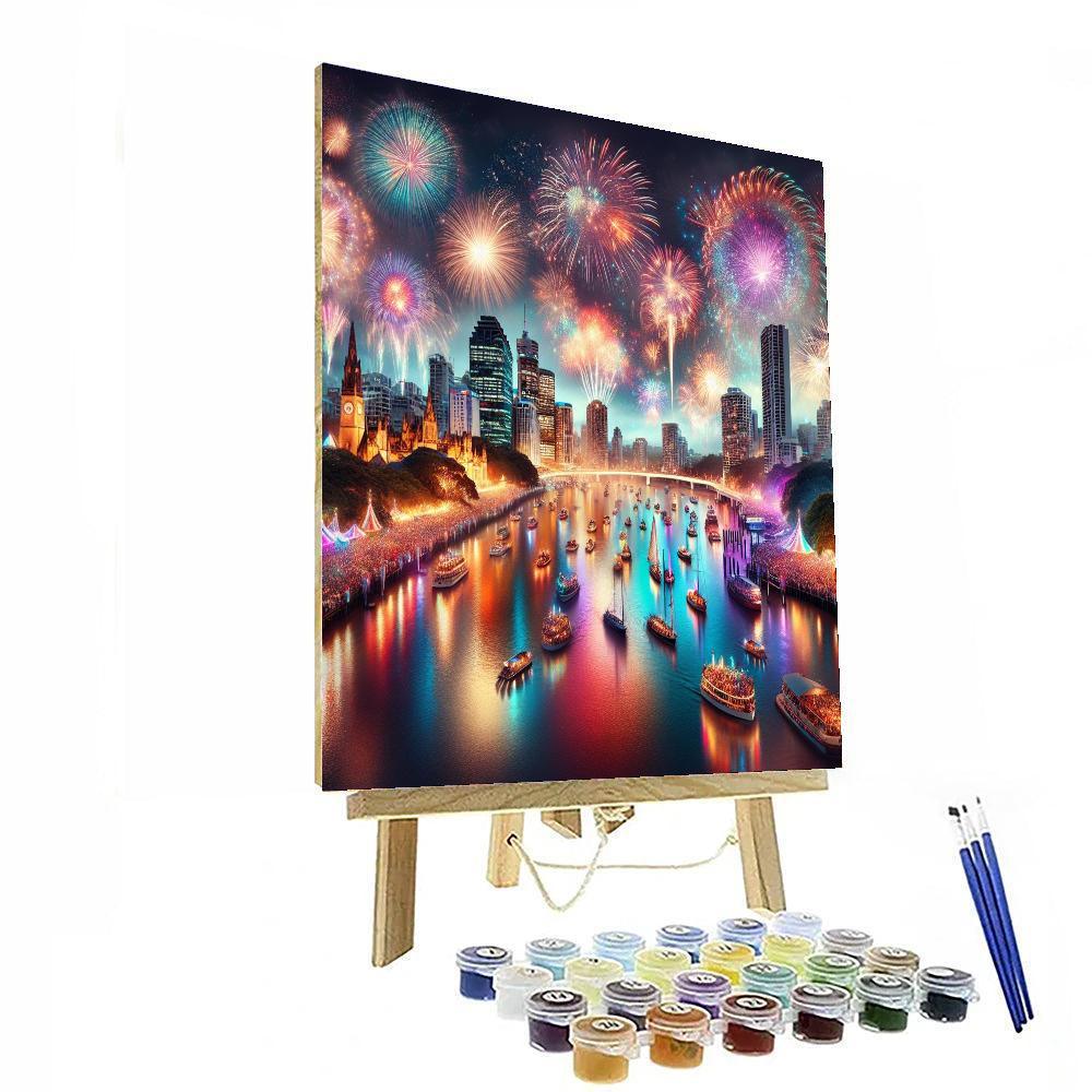 Brisbane Festival Paint By Color