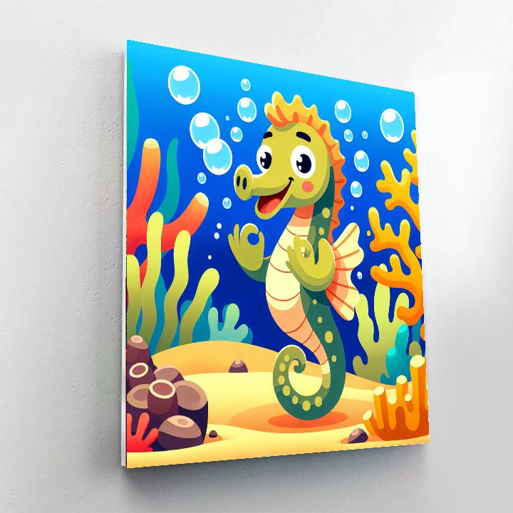 Silly Seahorse's Ocean Antics Paint By Numbers Kits