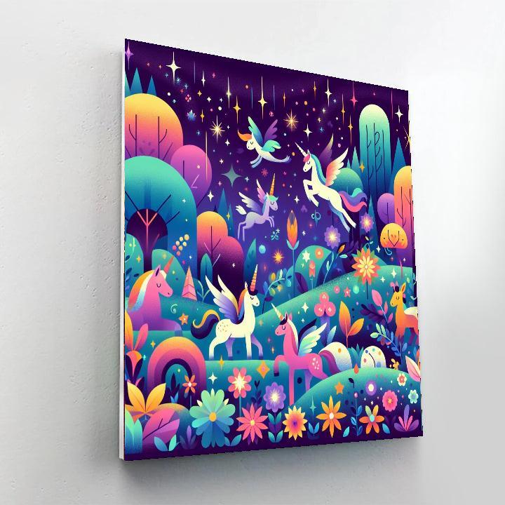 Mystic Enchanted Forest Painting By Numbers Kit
