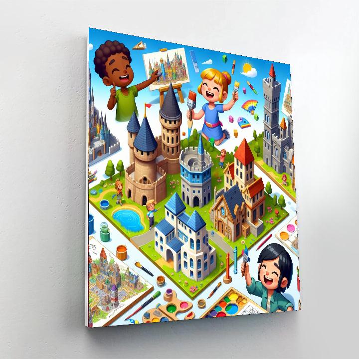 Adventurous Architects Number Painting