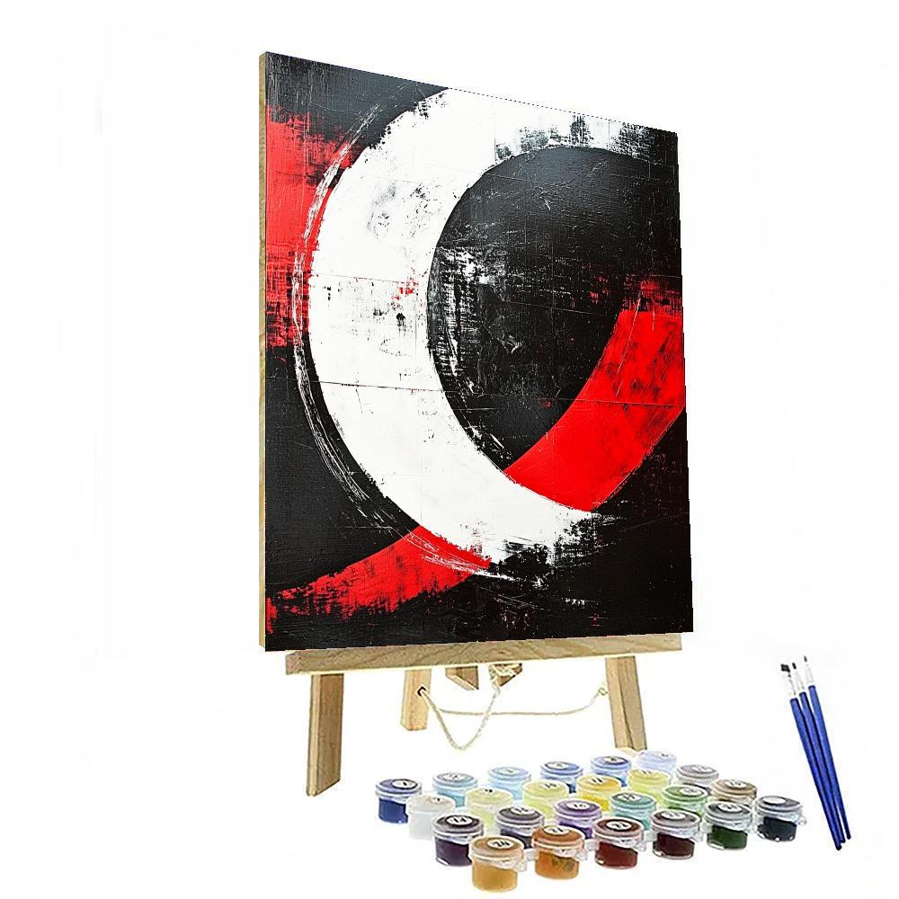 Banksy Inspired Echoes Of Rebellion  Numbered Painting Kits