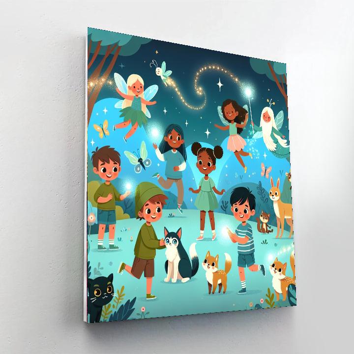 Magic Of The Forest DIY Paint By Numbers