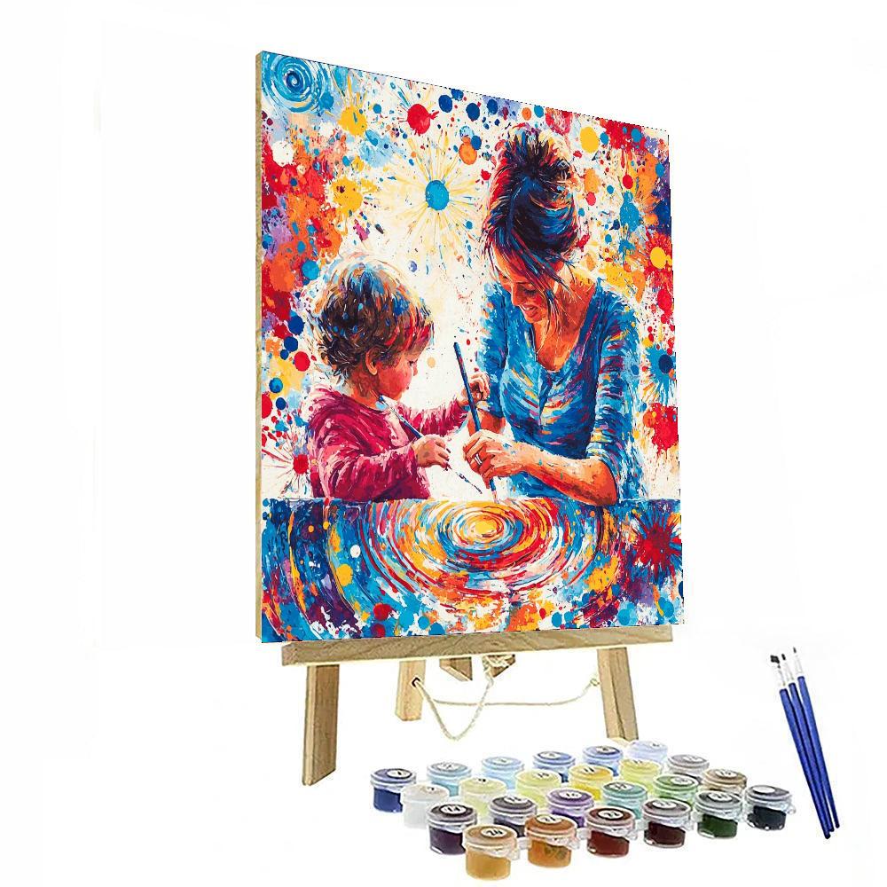 Hands That Shape The Future Number Painting