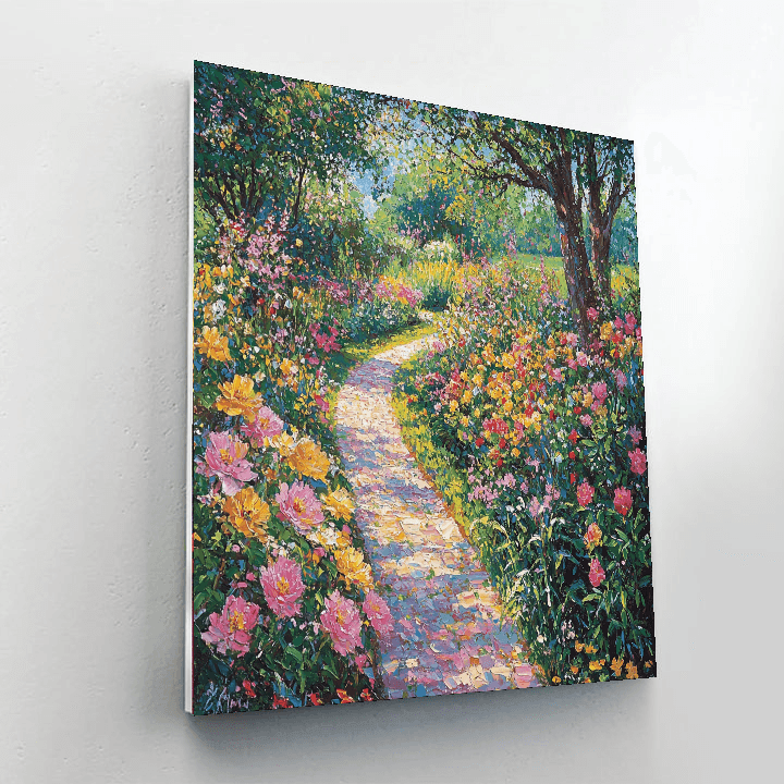 Claude Monet Inspired Exuberant Nature Walk  Painting By Numbers Kit