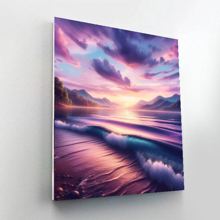 Tranquil Lakeside Escape Paint By Numbers