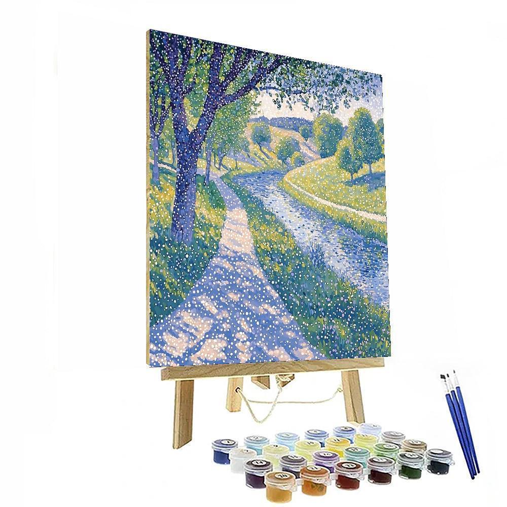 Georges Seurat Inspired Serenity In Symphony  Paint By Numbers Kits