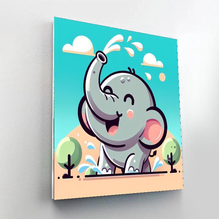 Bold Elephant Paint By Numbers Kits