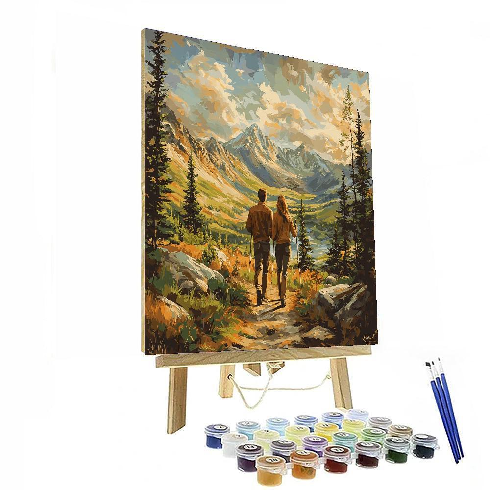 Mountain Trek With Mom DIY Paint By Numbers