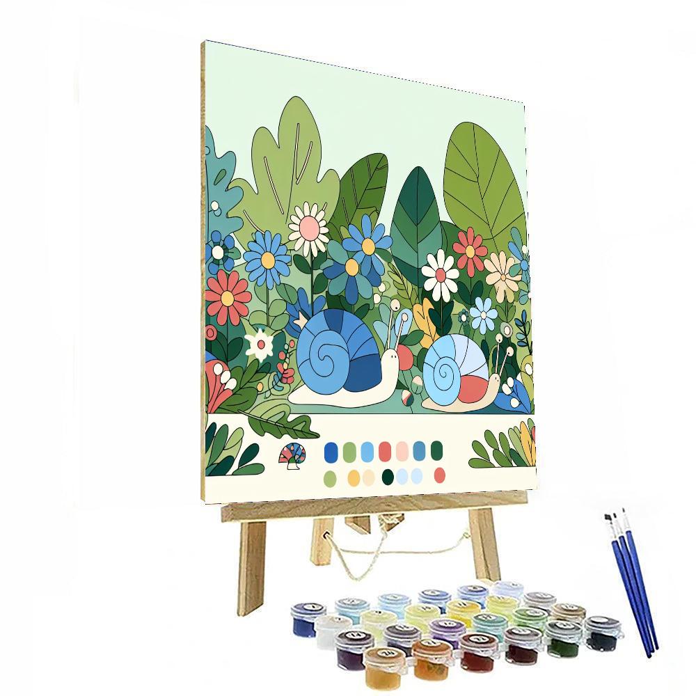 Snail’s Snuggly Sanctuary Paint By Numbers