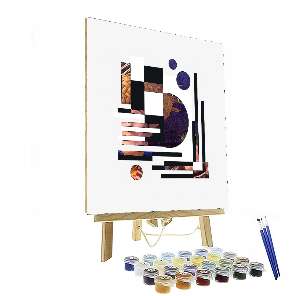 Minimalist Black And White Paint By Numbers Kits