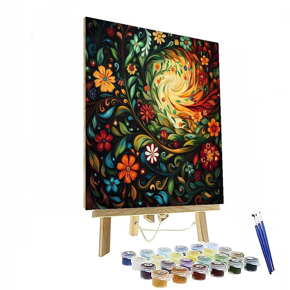 Frida Kahlo Inspired The Soul Of The Earth  Painting Number Kit
