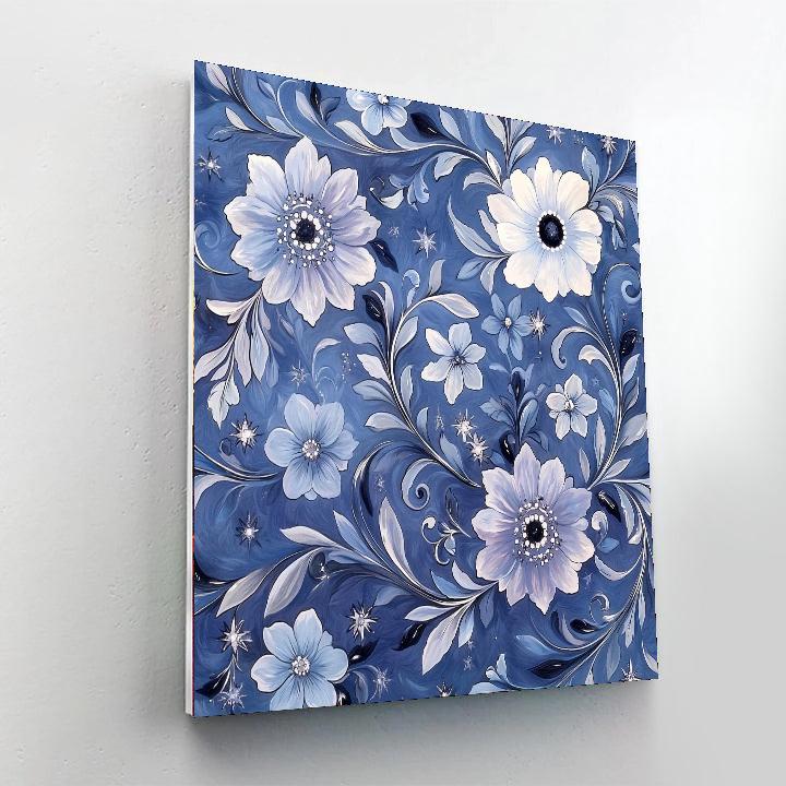 Alphonse Mucha Inspired Starlit Blossom  DIY Paint By Numbers