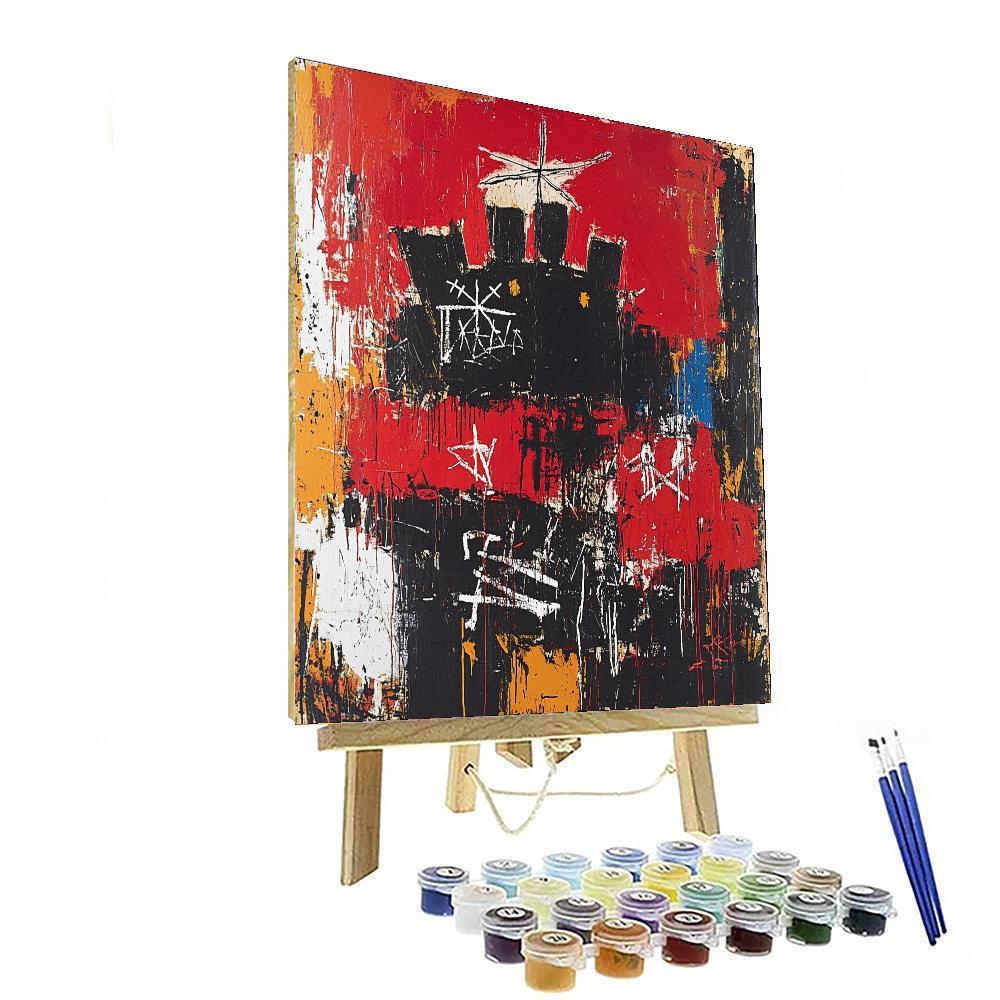 Jean-Michel Basquiat Inspired Voices Of The Past  Paint By Numbers Kits