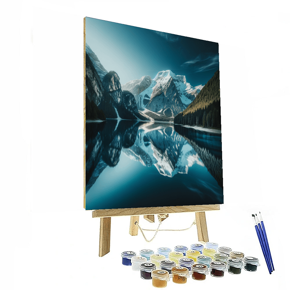 Majestic Mountain Reflections - DIY Painting By Numbers Kit