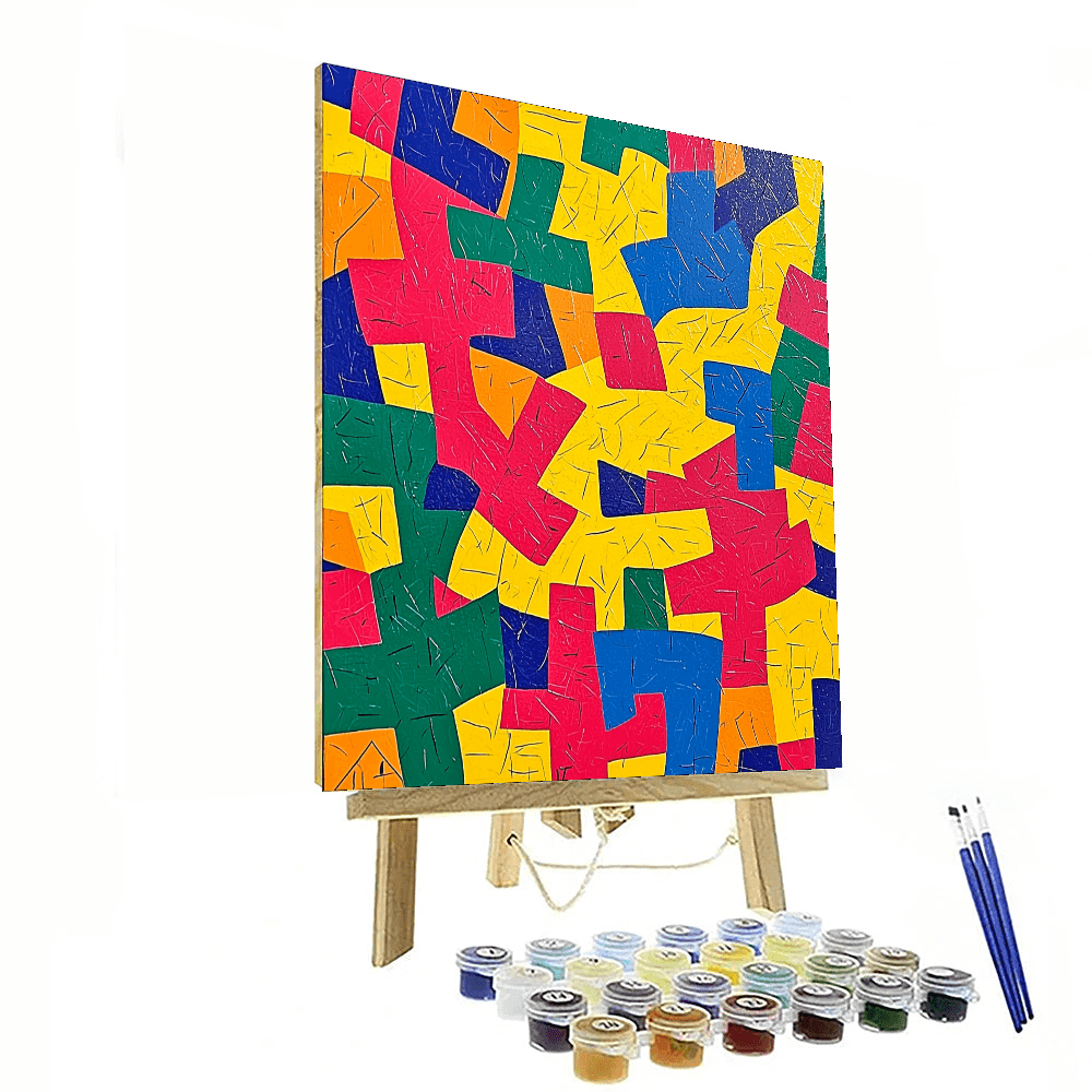 Keith Haring Inspired Joyful Patterns  Paint By Numbers Kits