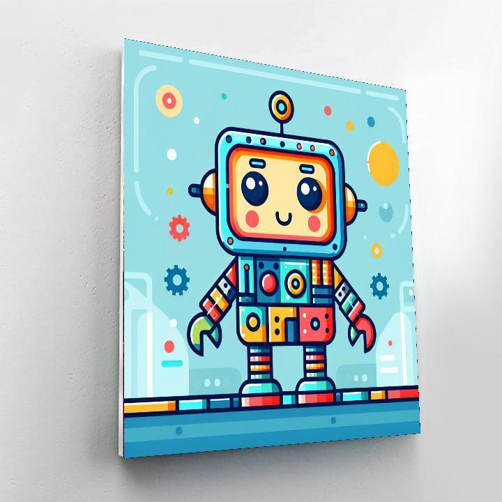 Robotic Adventure Arena Paint By Color