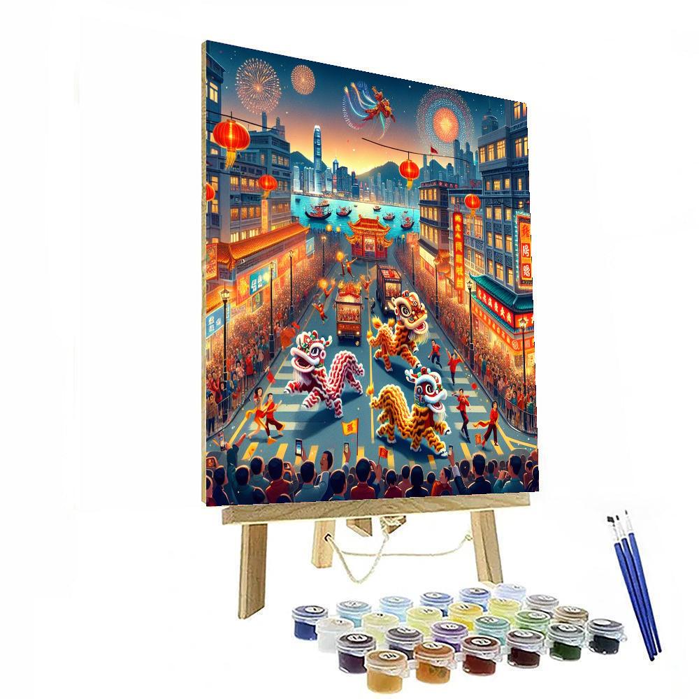 Spring Festival - Hong Kong, China Paint By Numbers