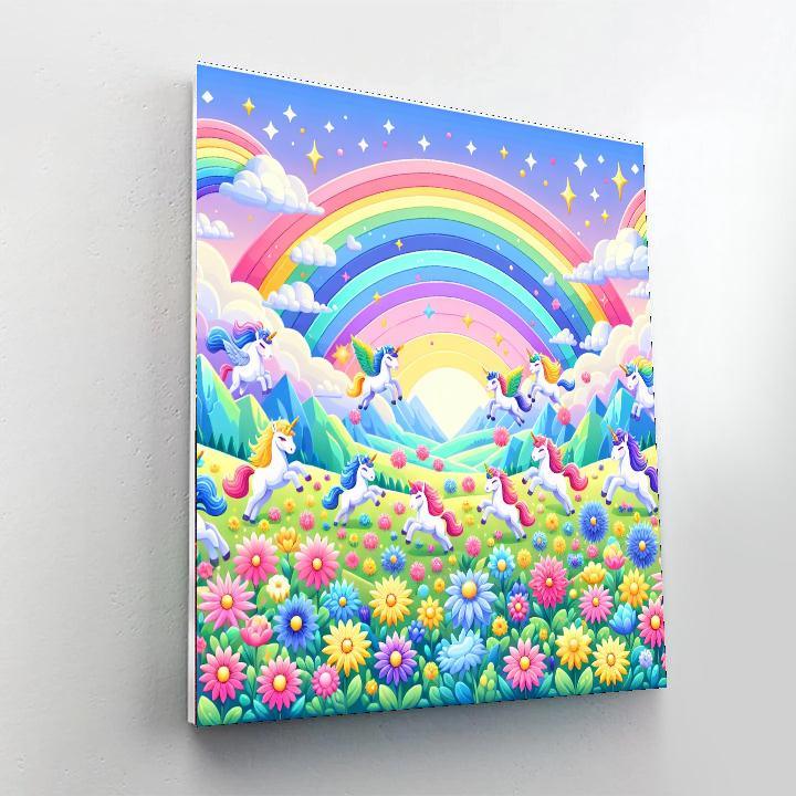 Fantasy Adventure With Unicorns Paint By Number