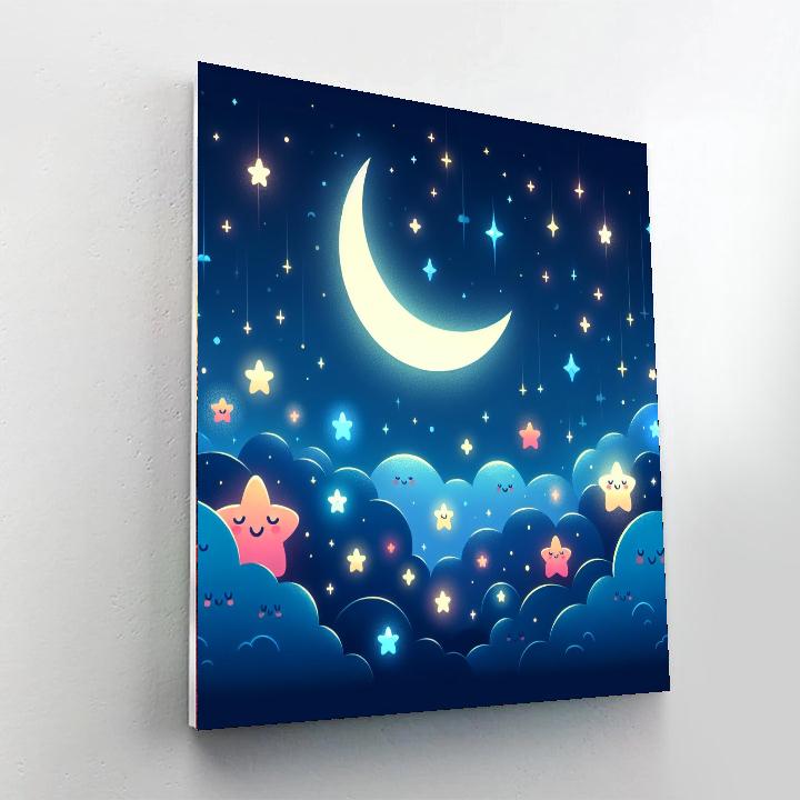 Dreamy Stars Painting Number Kit
