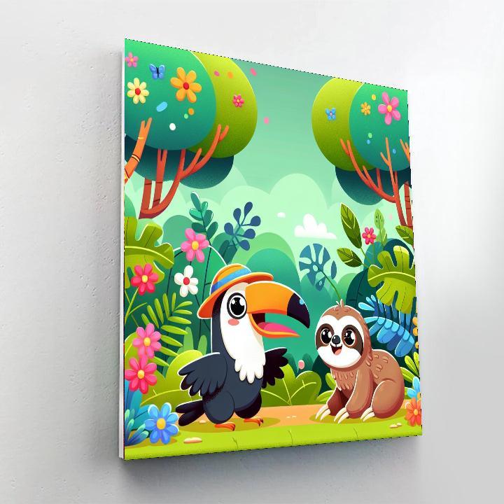 Wonders Of The Rainforest Paint By Numbers Kits