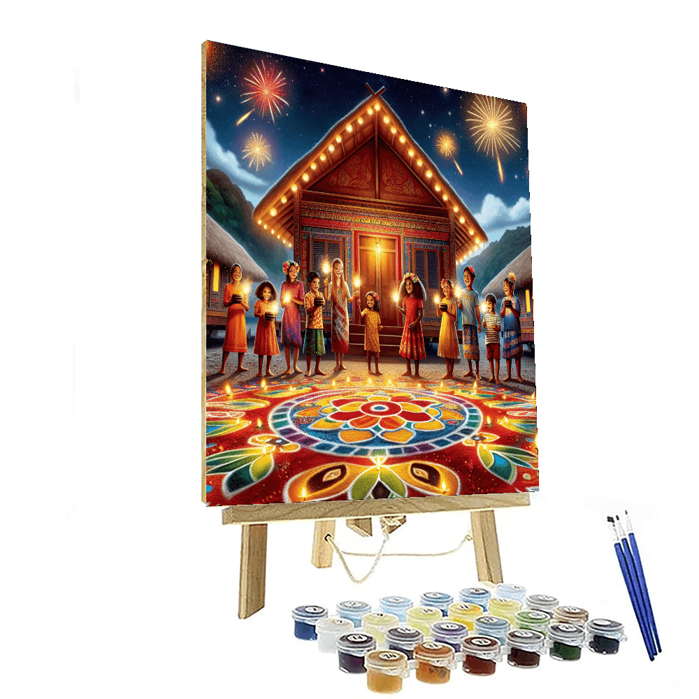 Diwali Festival Of Lights - Fiji Paint By Numbers Kits