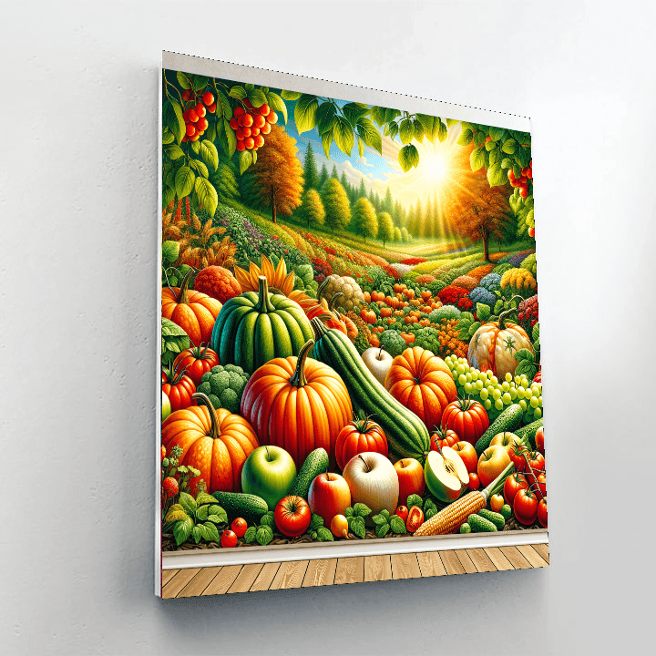 Joyful Summer Harvest Paint By Number