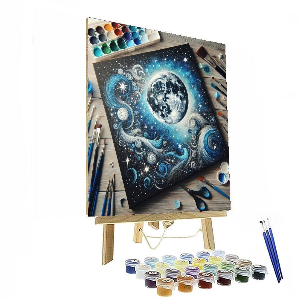 Celestial Moondance Harmony Paint By Numbers