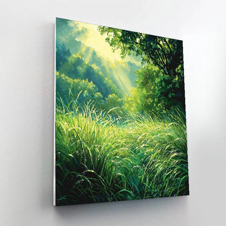 Utagawa Hiroshige Inspired Dew-kissed Morning  Paint By Number