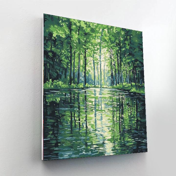 Caravaggio Inspired Forest Of Reflections  DIY Paint By Numbers
