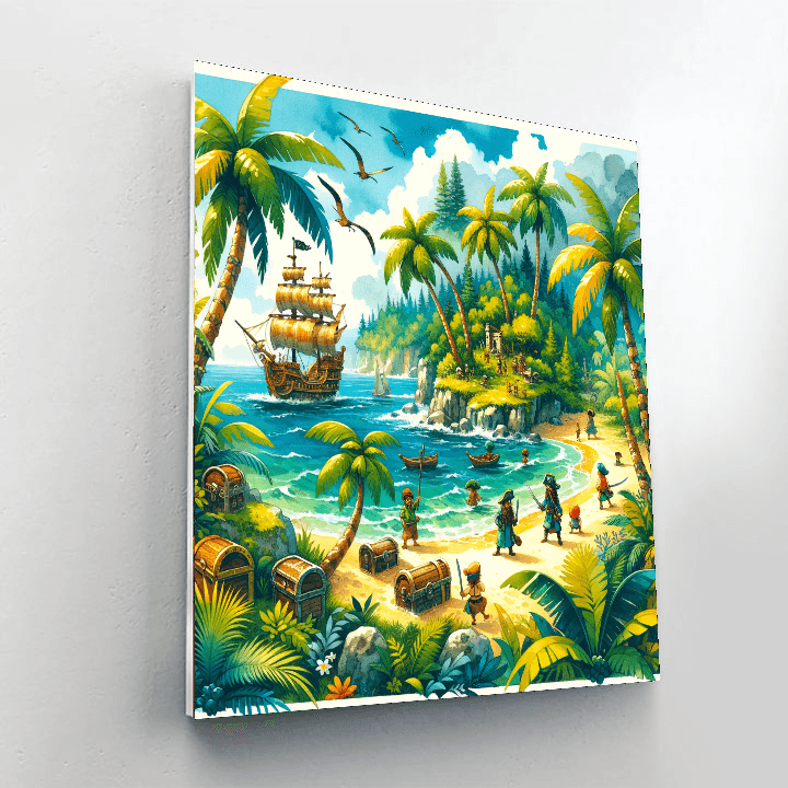 Adventurous Treasure Hunt Painting Number Kit
